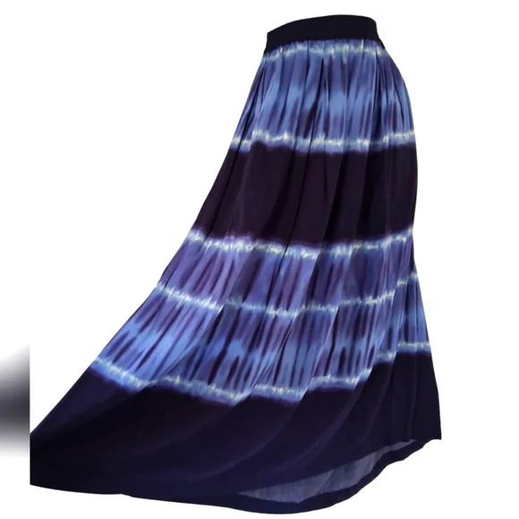 BeachLunchLounge/ Jeremie Midi Skirt In Colour Jakarta/ Tie-Dye/ Size US S - Picture 3 of 12